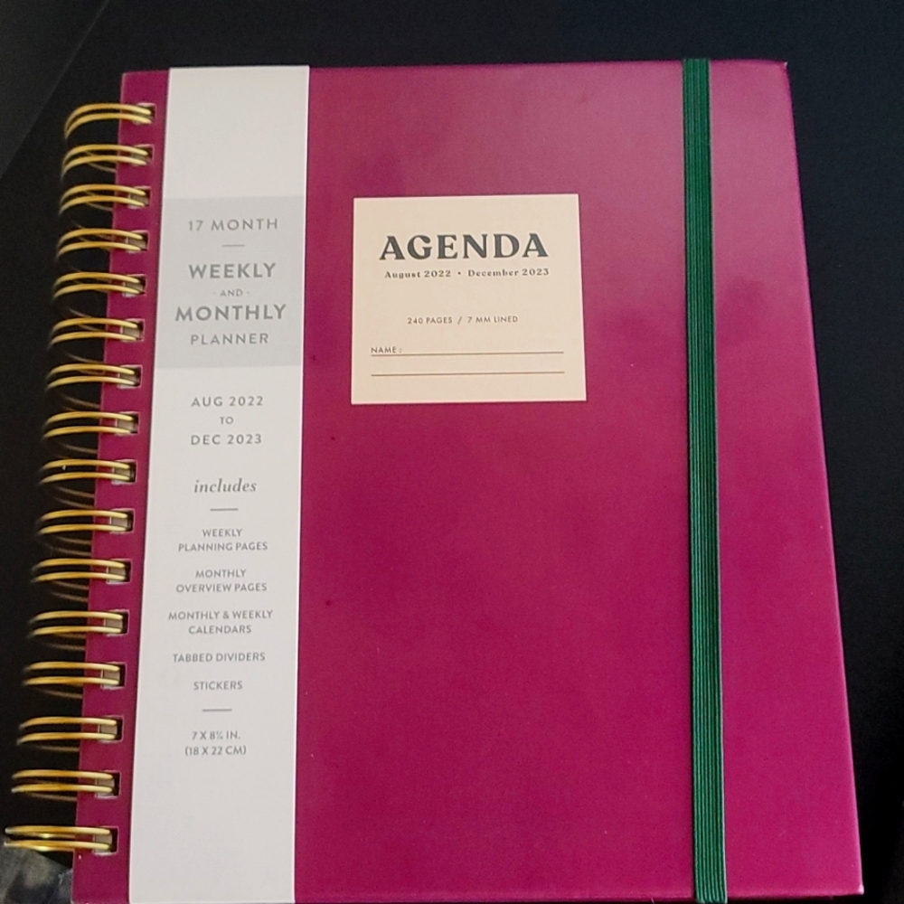 Agenda planner